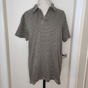 Calvin Klein stripe polo shirt